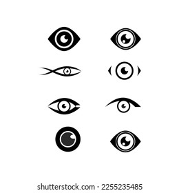 design vector set eyes icon