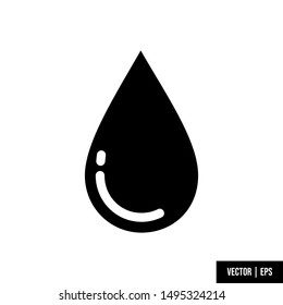 Design vector simple icon blood .