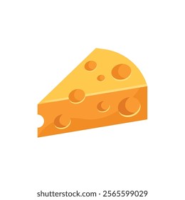 Design vector slice of cheese illustration