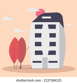 Design vector small scene material background illustration