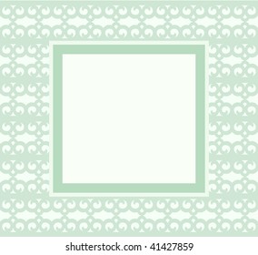 Design vector soft blue ornament cover