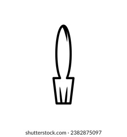 Design vector spatula in white background