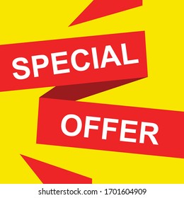 design vector special offer for advertising purposes