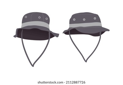 Design Vector Template Outdoor Hat