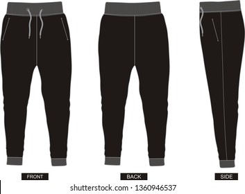 design vector template pants 