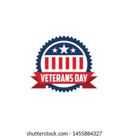 design vector template Veterans day. Honoring all who served. November 11.