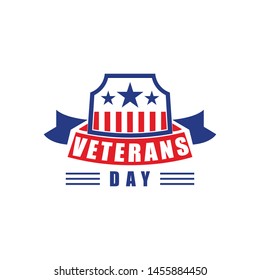 design vector template Veterans day. Honoring all who served. November 11.