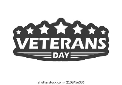 design vector template Veterans day.