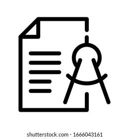 design vector thin line icon 