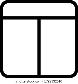 design vector thin line icon 