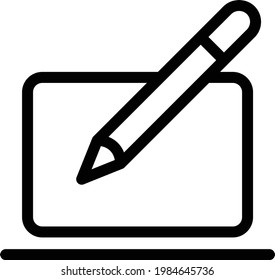 design vector thin line icon