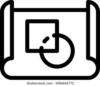 design vector thin line icon