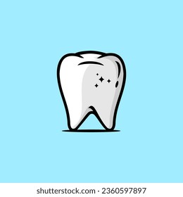 design vector of tooth, tooth health