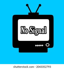 Design Vector of TV No Signal.
