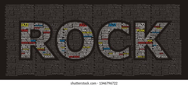 design vector typography music background