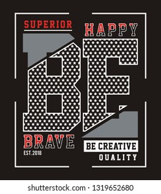 Design-Vektortypografie für Printhemdmänner