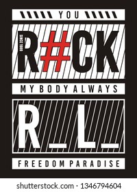 design vector typography for print t shirt men 
