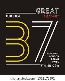 design vector typography for print t shirt 