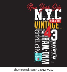 design vector typography for print t shirt men 