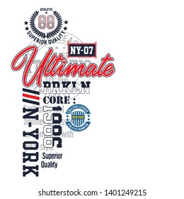 design vector typography for print t shirt men 