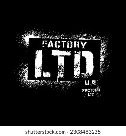 Design-Vektortypografie für Print-T-Shirt usw. mit schwarzem Hintergrund