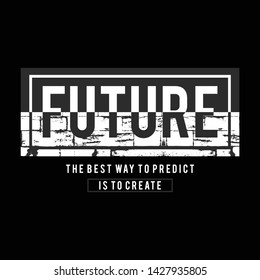 Design vector typography varsity collection future for t shirt print men