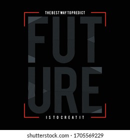 Design vector typography varsity collection future for t shirt print men