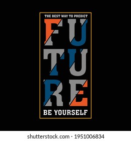 Diseño de la tipografía vectorial de la colección de varsity futuro para hombres de impresión de camisetas