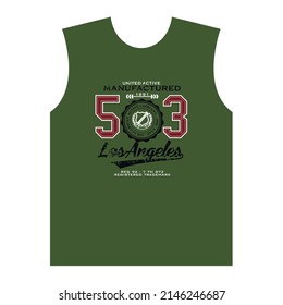 Design vector typography varsity for print t shirt