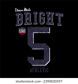 Design vector typography varsity for print t shirt, etc.