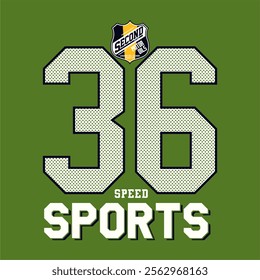 Design vector typography varsity for print t shirt, etc.