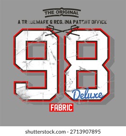 Design vector typography varsity for print t shirt, etc
