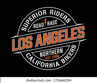 Design Vektor Typografie Vintage Los Angeles für T-Shirt-Printmänner