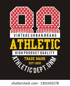 design vector varsity for print t shirt men 