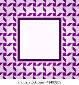Design vector violet pattern frame