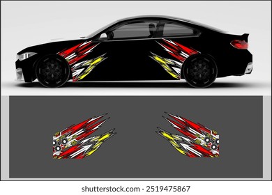 design vector wrap car, cool modern car decal, my own work, not ai generated