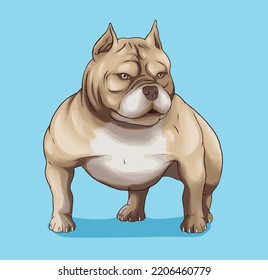 design vectors american bully dogs