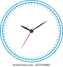 DESIGN VEKTOR FARBE WANDUHR 