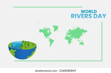 Design Vektor World Rivers Day