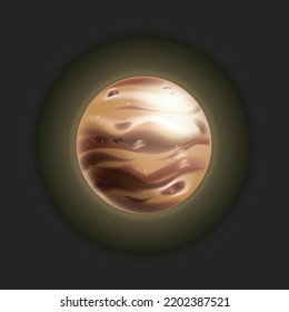Design venus planet Vektorgrafik