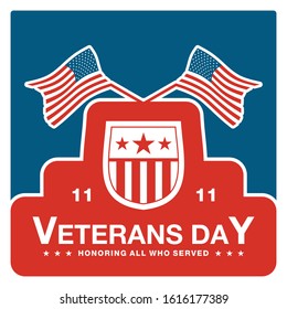design veterans day vector template