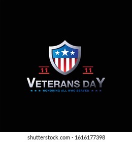 design veterans day vector template