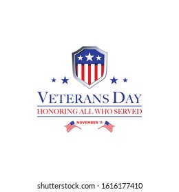 design veterans day vector template