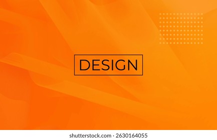 Diseño para un fondo naranja abstracto fluido vibrante que agrega flujo de color dinámico. Diseño de Fondo de pantalla degradado moderno y diseño de fondo de póster de flujo colorido. Forma de una onda de líquido. Vector.