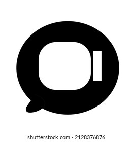 Design video call icon simple