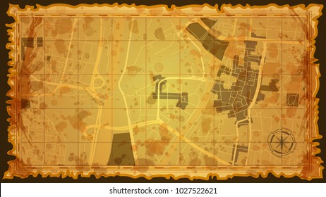 design vintage map