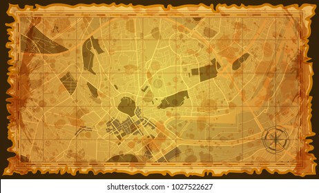 design vintage map