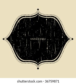 marco retro vintage de diseño