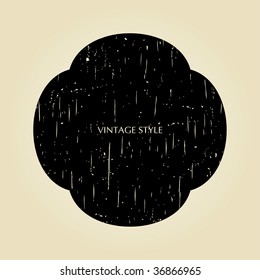 design vintage retro frame