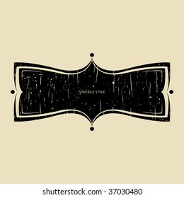 marco retro vintage de diseño